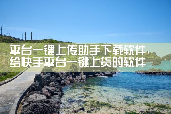 平台一键上传助手下载软件